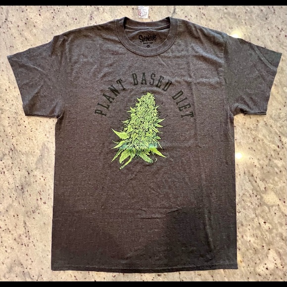Spencer’s “plant based diet” marajuana weed shirt - Picture 1 of 2